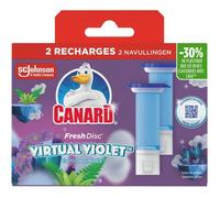 WC Fresh Disc Édition limitée Virtual Violet - Nettoie à 360° - Emballage 100% Carton - 2 recharges