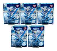 WC FRISCH Kraft Aktiv Après-shampoing bleu chlore, nettoyant WC et rinçage de peinture pour une propreté hygiénique, avec 50% de brillance en plus, 1 paquet de 50 g