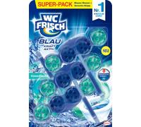 WC FRISCH Kraft - Désodorisant actif pour WC - Fraîcheur océanique (150 g) - Avec formule innovante anti-odeurs - Pierres parfumées pour plus de fraîcheur et un nettoyage visible