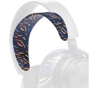 WC HeadbandZ Arctis Nova - Bandeau en Silicone pour Casques Arctis Nova | Par Wicked Cushions | Flexibilité, confort et style améliorés, conceptions de coussinets assorties | Navy Tiger