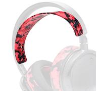 WC HeadbandZ Maxwell - Bandeau en silicone amélioré pour Audeze Maxwell par Wicked Cushions - Flexibilité, confort et style améliorés avec des designs d'oreillettes assortis | Red Camo