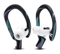 WC HookZ - Crochets d'oreille brevetés améliorés pour AirPods Pro 1, 2 et AirPods 1, 2 et 3 - Deux Paires de Tailles incluses dans Le Colis, fabriqués par Wicked Cushions | 90's Black
