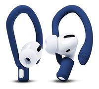 WC HookZ - Crochets d'oreille brevetés améliorés pour AirPods Pro 1, 2 et AirPods 1, 2 et 3 - Deux paires de tailles incluses dans le colis, fabriqués par Wicked Cushions | Navy Blue