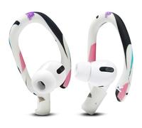 WC HookZ - Crochets d'oreille brevetés améliorés pour AirPods Pro 1, 2 et AirPods 1, 2 et 3 - Deux Paires de Tailles incluses dans Le Colis, fabriqués par Wicked Cushions | 90's White