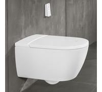 WC Japonais Villeroy et Boch ViClean-I100 sans rebord Blanc Alpin CeramicPlus V0E100R1