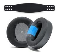 WC Mod Kit Maxwell Gen 1 - Coussinets & Bandeau Silicone | Pour Audeze Maxwell Xbox et PS5 Gen 1, confort et refroidissement améliorés, par Wicked Cushions | Black