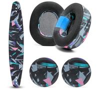 WC Mod Kit Nova Pro Wireless - Coussinets d'oreille en Gel rafraîchissant, Bandeau en Silicone et plaques magnétiques pour SteelSeries Arctis Nova Pro Wireless par Wicked Cushions | 90's Black