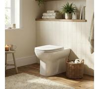 WC monobloc avec vidange murale en céramique blanche - S20 | Vitra