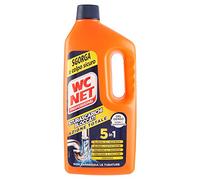 WC Net - Déboucheur bloqués, avec agents salvatubi - 1000 ml - [Lot de 4]