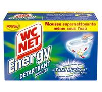 WC Net Détartrant poudre Energy – 6 sachets de 60 g – Lot de 2 boîtes (12 sachets)