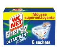 WC NET Energy Poudre Détartrante Total Hygiene System 6 x 60 g