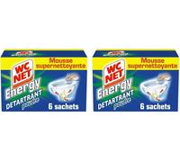 Wc Net Energy Poudre Détartrante Total Hygiene System 6 X 60 G (Lot De 2)