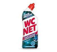 WC NET - Gel WC Fraîcheur Longue Durée, Nettoyage Efficace et Parfum Crystal (Flacon 750mL) - Lot de 4 - vendu par Lot