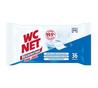 WC NET Lingettes Désinfectantes Multi-Usages Sans Javel Salles de Bains & WC 36 Lingettes