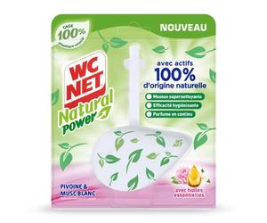 WC Net Natural Power Bloc Pivoine & Musc Blanc 36,5 g
