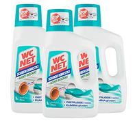 Wc Net Professional Lot de 3 pots d'échappement domestiques avec agents biologiques, traitement liquide, parfum pin, 1000 ml