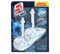 'Wc Net Style Active Lot de 2 planches de nettoyage hygiénique solide pour toilettes Bleu