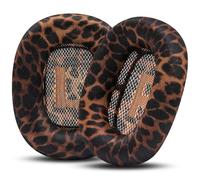WC PadZ Max -Coussinets d'oreille de Rechange compatibles avec Les AirPods Max, fabriqués par Wicked Cushions | Tissu Doux, Confort amélioré et Style Unique | Leopard