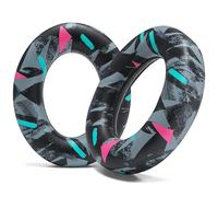 WC PadZ Momentum 4 - Coussinets d'oreille de Remplacement améliorés pour Sennheiser Momentum 4 et HDB 630 par Wicked Cushions | Confort et Isolation sonore améliorés | 90's Black