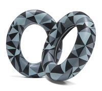 WC PadZ Momentum 4 - Coussinets d'oreille de Remplacement améliorés pour Sennheiser Momentum 4 et HDB 630 par Wicked Cushions | Confort et Isolation sonore améliorés | Geo Grey