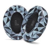 WC PadZ QC Ultra - Coussinets de Remplacement améliorés compatibles avec Les écouteurs Bose QuietComfort Ultra Gen 1 et Gen 2 par Wicked Cushions | Épaisseur et durabilité améliorées | Geo Grey