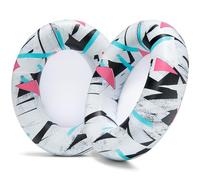 WC PadZ Studio Pro - Coussinets Extra épais pour Beats Studio Pro fabriqués par Wicked Cushions | Cuir PU amélioré, Ouverture d'oreille Plus Grande, Mousse améliorée | 90's White