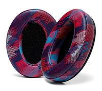 WC PadZ Universal - Coussinets pour ATH M50X / SteelSeries Arctis/HyperX | Par Wicked Cushions | Très épais | Aussi pour Logitech G Pro X & 50+ autres modèles | Purple Speed Racer