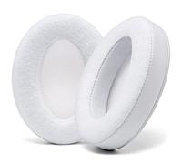 WC PadZ Velour - Coussinets pour Audio Technica, HyperX, Arctis et Plus | Par Wicked Cushions | Très épais | Aussi pour Logitech G Pro X & 50+ autres modèles | White