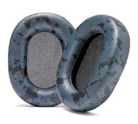 WC PadZ XM5 - Coussinets Premium pour Sony WH-1000XM5 | Par Wicked Cushions | Cuir PU souple, mousse à mémoire de forme très épaisse et insonorisante | Black Camo
