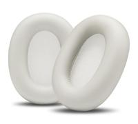 WC PadZ XM6 - Coussinets de Remplacement Haut de Gamme compatibles avec Le Casque Sony WH-1000XM6 par Wicked Cushions | Confort amélioré, Cuir PU résistant et Isolation phonique | Platinum Silver