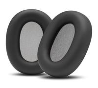 WC PadZ XM6 - Coussinets de Remplacement Haut de Gamme compatibles avec Le Casque Sony WH-1000XM6 par Wicked Cushions | Confort amélioré, Cuir PU résistant et Isolation phonique | Black
