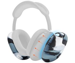 WC ShellZ Max - Coques de Protection pour AirPods Max 1 & 2 | Par Wicked Cushions | Fabriqué en silicone premium | Marble