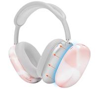 WC ShellZ Max - Coques extérieures de Protection pour écouteurs Airpods Max fabriquées par Wicked Cushions | Fabriquées en Silicone de qualité supérieure | Pink Marble