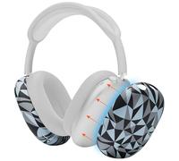 WC ShellZ Max - Coques extérieures de Protection pour écouteurs Airpods Max fabriquées par Wicked Cushions | Fabriquées en Silicone de qualité supérieure | Geo Grey