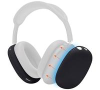 WC ShellZ Max - Coques Extérieures Protectrices Compatible avec AirPods Max 1 & 2 par Wicked Cushions | en Silicone Premium | Noir