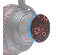 WC Side Plates for Arctis Nova Headsets, by Wicked Cushions | Compatible avec Arctis Nova Pro sans Fil/Pro Filaire/Nova Elite/Nova 7/7X/7P | Techne