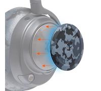 Plaques de Haut-Parleur latérales WC pour Casques Arctis Nova, fabriquées par Wicked Cushions | Compatible avec Arctis Nova Pro sans Fil/Pro Filaire/Nova 7/7X/7P | Black Camo