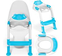 WC-Sitz mit Trittleiter Bär Ricokids 729200 blau