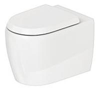 WC sur pied Duravit Collection One, à chasse d'eau profonde 2020092000 39 x 60 cm, 4,5 l, sans bride, blanc brillant HygieneGlaze