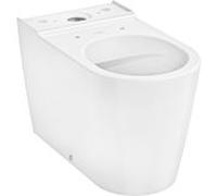 hansgrohe EluPura S WC sur pied pour réservoir de chasse d'eau apparent 640, AquaFall Flush, SmartClean, blanc, 61163450