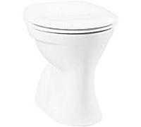 WC sur pied VitrA Normus, à chasse d'eau plate 6860L003-1030 blanc, sortie intérieure verticale, profondeur 475 mm