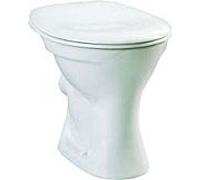WC sur pied VitrA Normus, à chasse d'eau plate 6888L003-1030 blanc, sortie extérieure horizontale, profondeur 460 mm