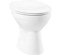 WC sur pied VitrA Normus à chasse d'eau profonde 6858L003-1028 blanc, sortie extérieure horizontale