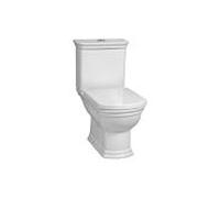 WC sur pied VitrA Valarte, à chasse d'eau profonde 4160B003-0075 35,5 x 70 x 39 cm, sans bride, blanc brillant