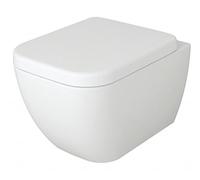 WC suspendu à fond creux - cuvette sans bride 101R - abattant siège Softclose