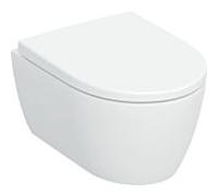 Geberit iCon Set mural washdown WC 503048008 35,5x49cm, saillie raccourcie, avec siège WC , blanc KeraTect