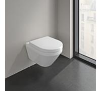 Villeroy & Boch V&B Architectura WC suspendu, cuvette profonde 37x53 cm, rond, sortie arrière, sans rebord, blanc A-bac C+ Quantité:1