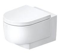 Duravit WC mural Balcon 290609AA00 540 mm - Blanc brillant, sans bride, sortie horizontale, 4,5 l