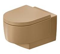 WC suspendu Duravit Balcon 290609AM00 540 mm, argile terra mat, à fond creux, sans bride, fixations dissimulées incluses, 4,5 l, sortie horizontale