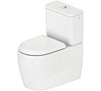 WC suspendu Duravit Collection One, à chasse d'eau profonde, référence 2021092000, 39 x 60 cm, 6 l, sans bride, blanc brillant HygieneGlaze